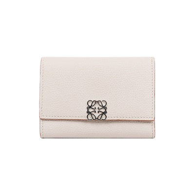 羅意威 LOEWE Anagrm Small  Vertical 錢包 三折 短夾 C821S33X01 奶茶灰三折短夾 無附屬品