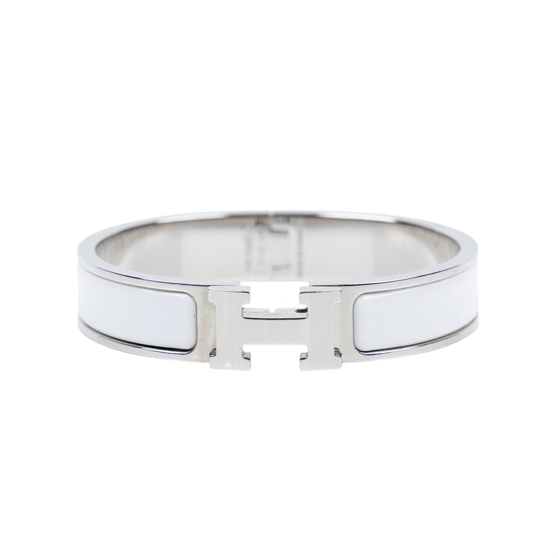 愛馬仕 Hermès Clic H PM 手環 CLICHBPM F1 02 04 白銀CLIC H手環 無附屬品