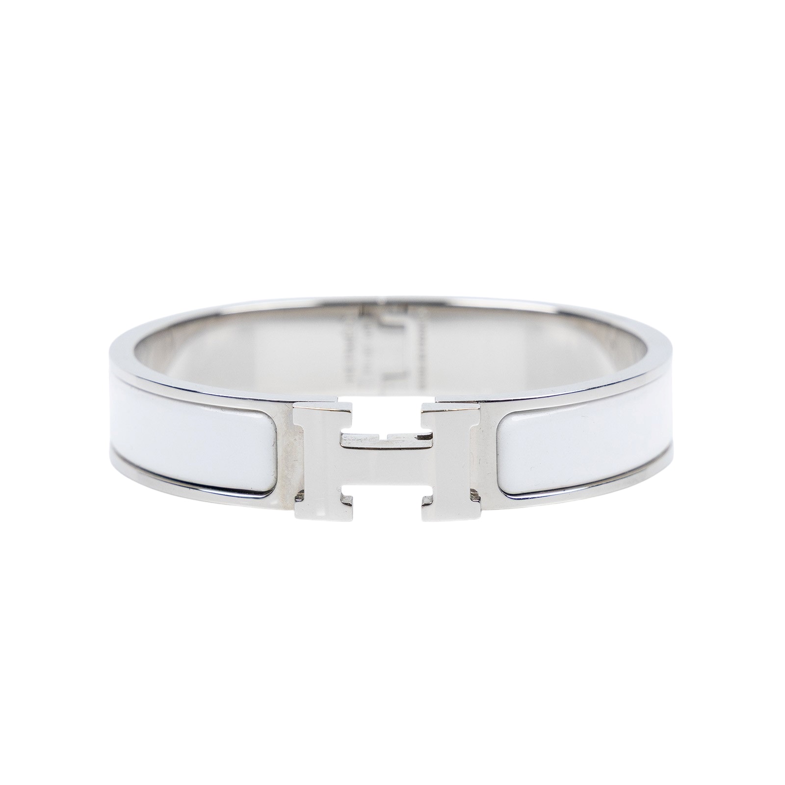 愛馬仕 Hermès Clic H PM 手環 CLICHBPM F1 02 04 白銀CLIC H手環 無附屬品