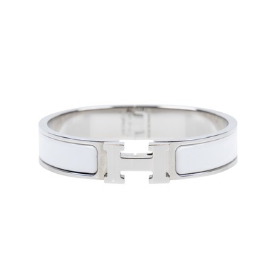 愛馬仕 Hermès Clic H PM 手環 CLICHBPM F1 02 04 白銀CLIC H手環 無附屬品
