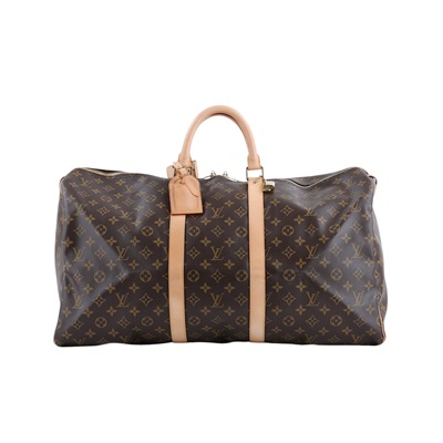 路易威登 LOUIS VUITTON Keepall Bandoulière 55 Monogram經典帆布 波士頓包  旅行袋 M41424  無附屬品
