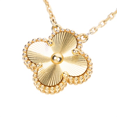 梵克雅寶 Van Cleef & Arpels Vintage Alhambra 吊墜 小型 璣鏤雕花 VCARP4KL00  原廠盒子/保書/購買證明
