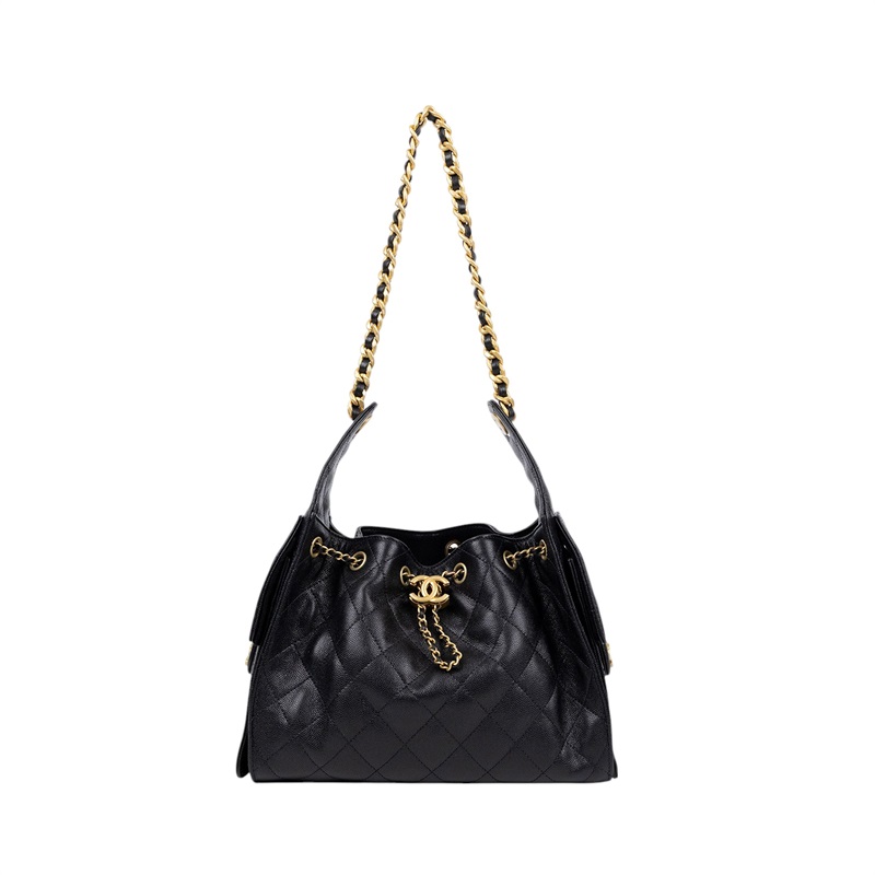 香奈兒 CHANEL 25 小型包 AS5293 晶片款 黑色金釦25小型HOBO 原廠盒子