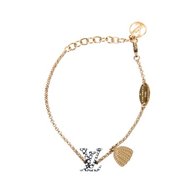 路易威登 LOUIS VUITTON 草間彌生聯名 手鍊 M0969A 黑白色聯名草間彌生南瓜手鍊 防塵袋