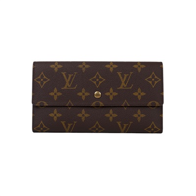 路易威登 LOUIS VUITTON Portefeuille International 錢包 長夾 M61217 原花三折長夾 原廠盒子