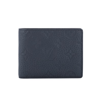 路易威登 LOUIS VUITTON Multiple 錢包 短夾 Taurillon Monogram 壓花牛皮  M82072 晶片款  防塵袋/原廠盒子