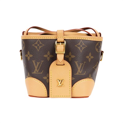 路易威登 LOUIS VUITTON Noé Purse 束口水桶包 M57099 晶片款 原花迷你小水桶 購買證明影本