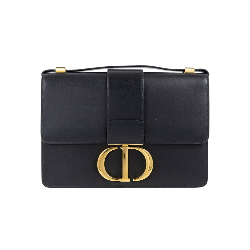 迪奧 CHRISTIAN DIOR 30 Montaigne 包 M9203UMOS 黑30MONTAIGNE肩背包 無附屬品