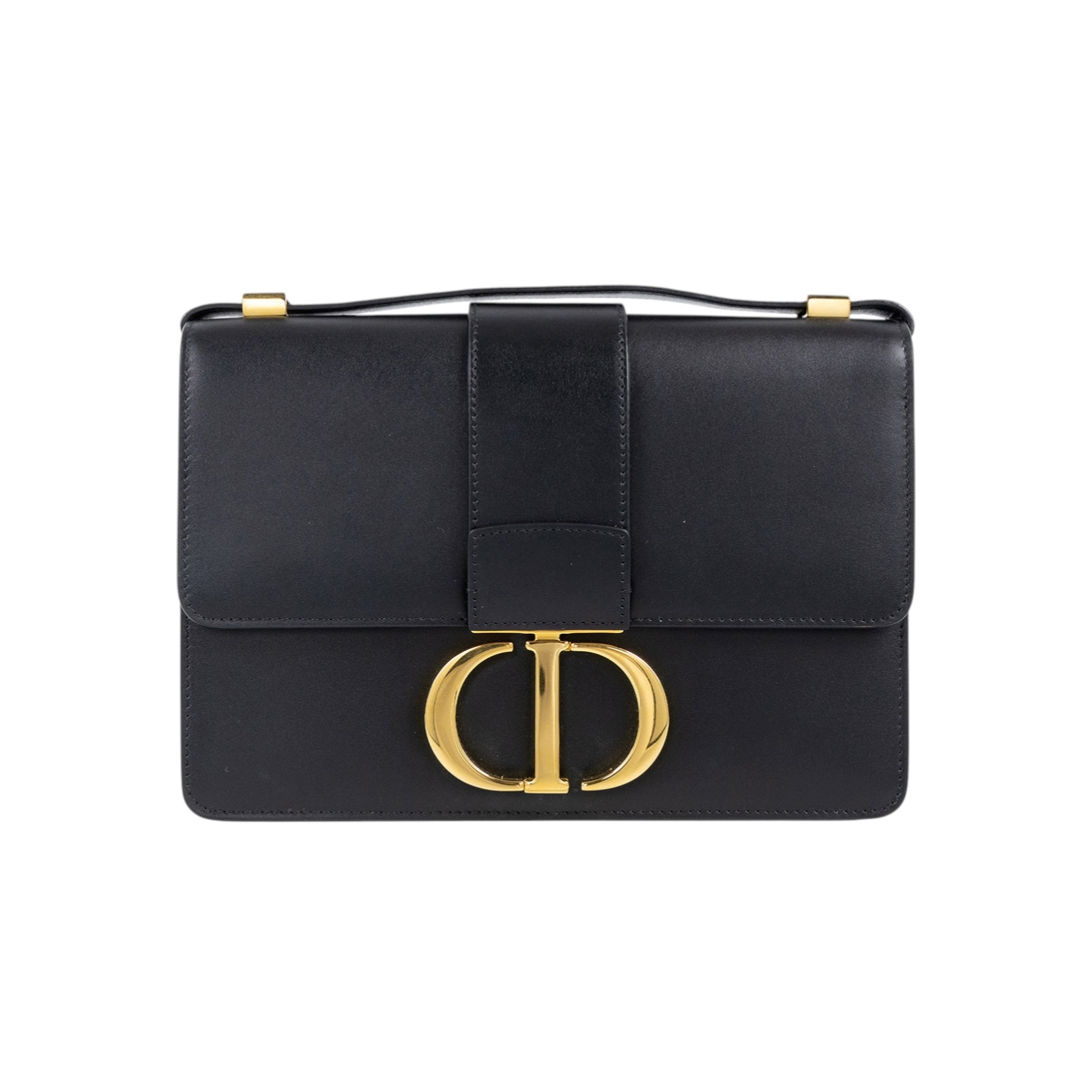 迪奧 CHRISTIAN DIOR 30 Montaigne 包 M9203UMOS 黑30MONTAIGNE肩背包 無附屬品