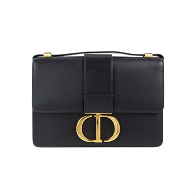 迪奧 CHRISTIAN DIOR 30 Montaigne 包 M9203UMOS 黑30MONTAIGNE肩背包 無附屬品