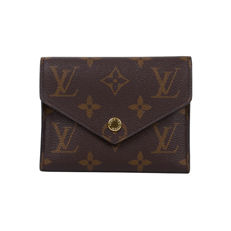 路易威登 LOUIS VUITTON Victorine 錢包 塗層帆布 Monogram M62472 晶片款  原廠盒子/防塵袋/背帶/購買證明影本