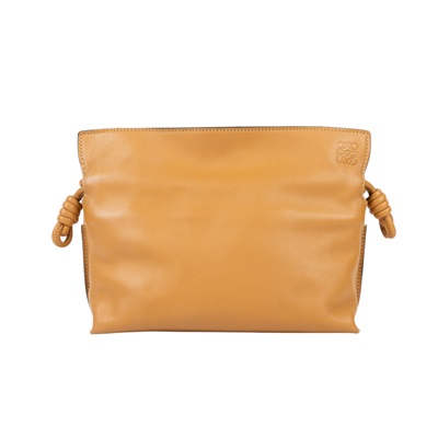 羅意威 LOEWE Mini Flamenco clutch 小牛皮 迷你 肩背包 A411FC2X05 焦糖FLAMENCO MINI 無附屬品