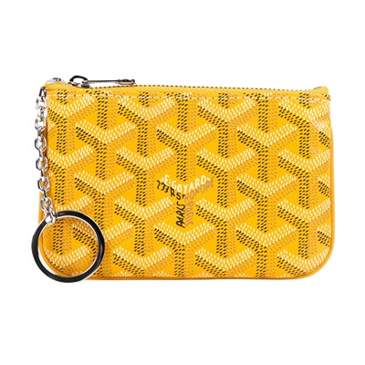 高雅德 GOYARD Sénat Nano Key Pouch 鑰匙包 SENAPCNANTY 黃拉鍊零錢包 防塵袋/原廠盒子/購買證明