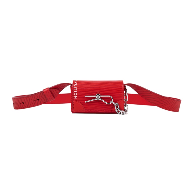 路易威登 LOUIS VUITTON Micro Steamer 郵差包 紅色 M23837 晶片款 紅色EPI迷你肩背包 防塵袋