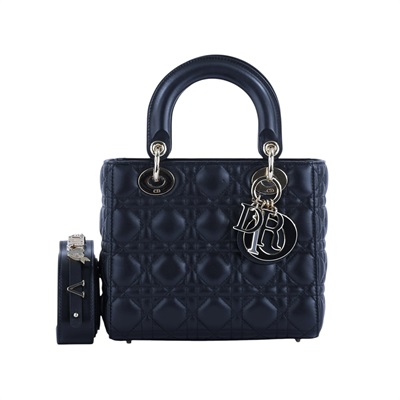 迪奧 CHRISTIAN DIOR Lady Dior My ABCDior 小型 肩背 手提包 羊皮 M0538OCEA  防塵袋