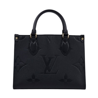 路易威登 LOUIS VUITTON OnTheGo PM 手提 肩背包 黑色 M45653 晶片款  原廠盒子/防塵袋/背帶
