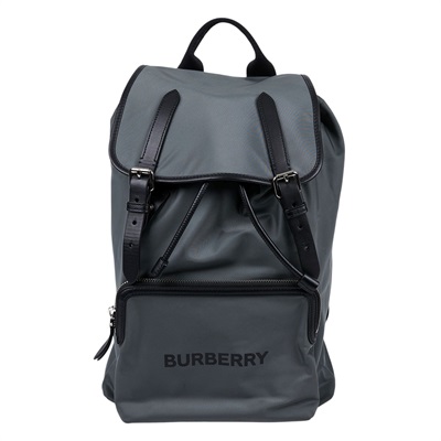 博柏利 BURBERRY Aviator Rucksack 後背包 80618041 灰綠尼龍後背包 防塵袋