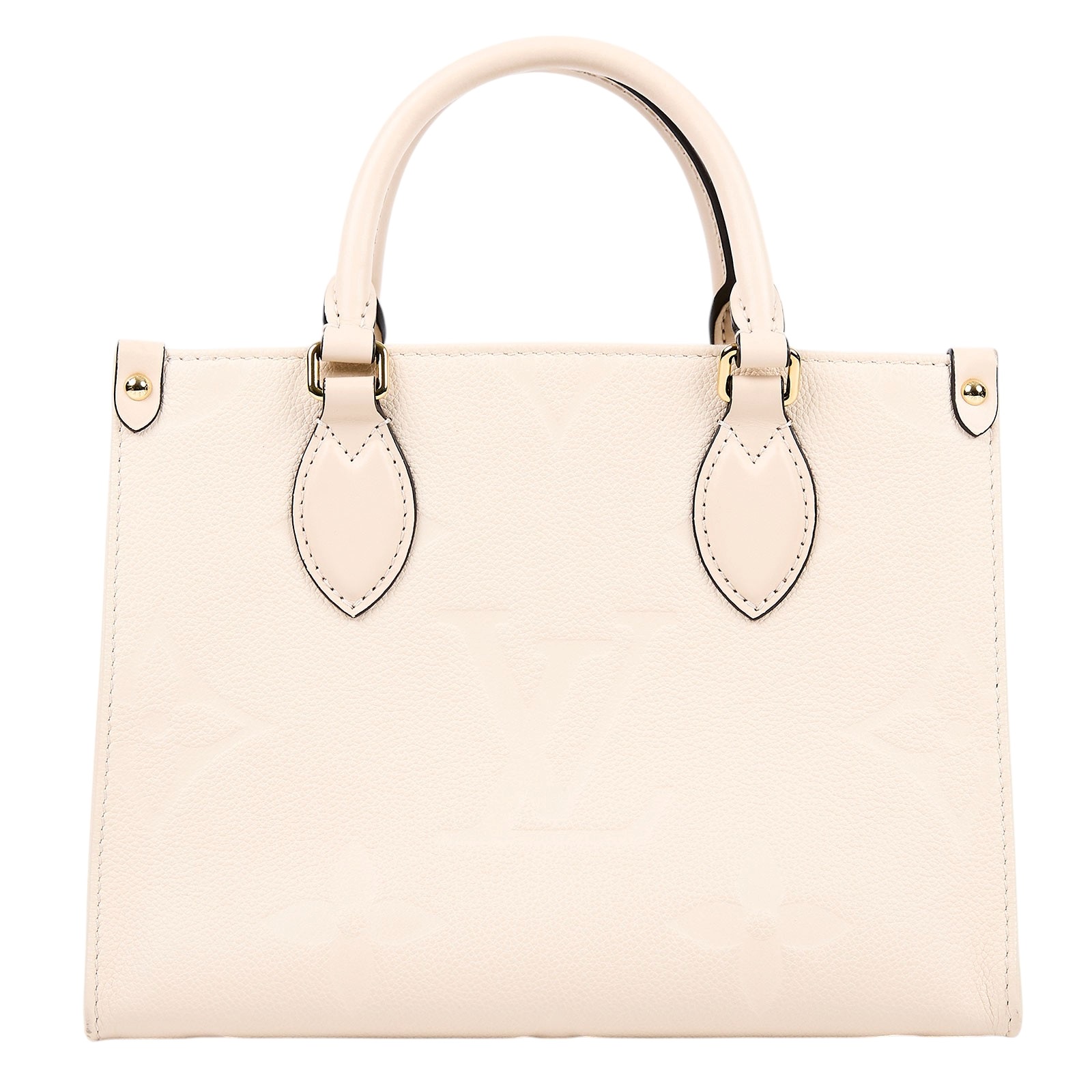 路易威登 LOUIS VUITTON OnTheGo PM 肩背包 手提 奶油色 M46569 晶片款 奶油白OnTheGo PM 防塵袋