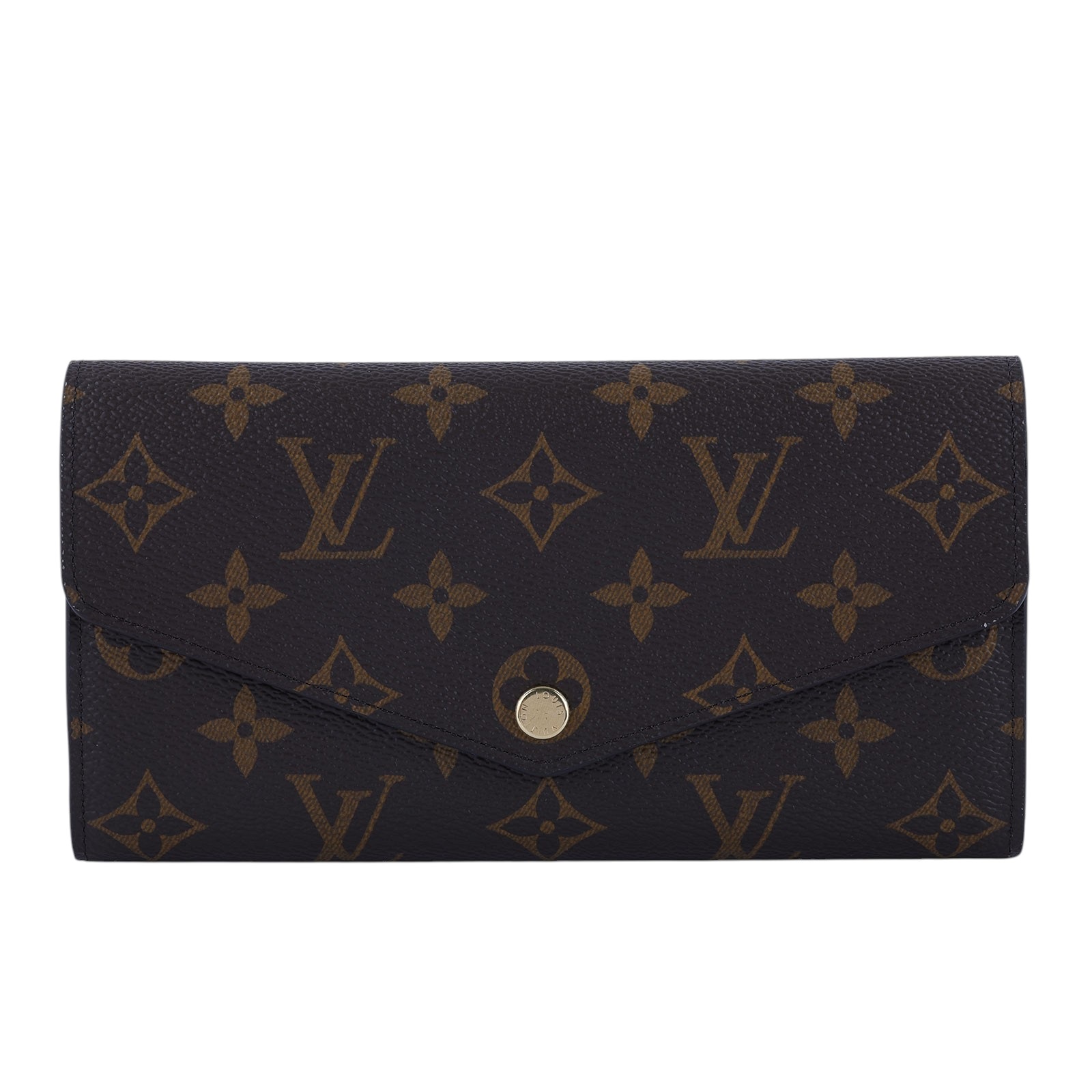 路易威登 LOUIS VUITTON Sarah 錢包 口蓋長夾 棕色 M60531 晶片款 原花SARAH 長夾 防塵袋