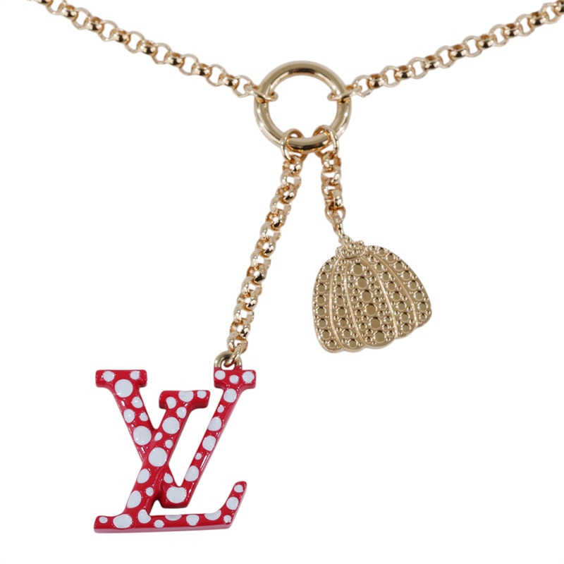 路易威登 LOUIS VUITTON 草間彌生聯名 LV Iconic 項鍊 M01081  原廠盒子/防塵袋