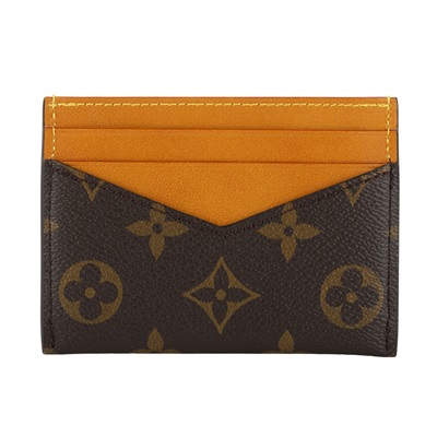 路易威登 LOUIS VUITTON Triple 名片夾 M14733 晶片款 棕原花Triple 名片夾 原廠盒子/防塵袋/購買證明