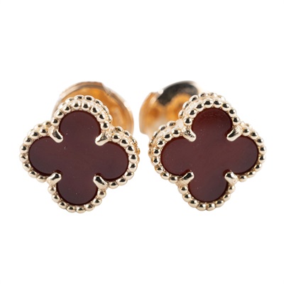 梵克雅寶 Van Cleef & Arpels Sweet Alhambra 耳環 VCARN6BO00  原廠盒子/防塵袋/保證卡/購買證明