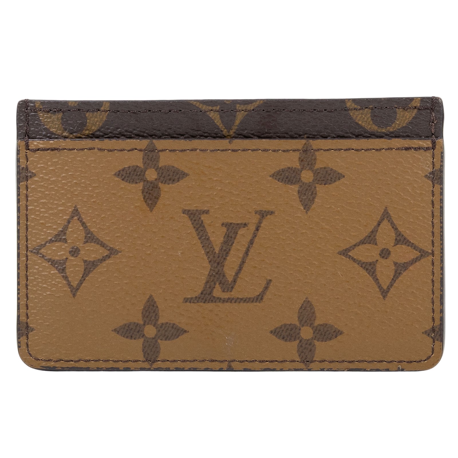 路易威登 LOUIS VUITTON 卡片套 卡夾 Monogram帆布 M69161 晶片款 雙色卡夾 原廠盒子/防塵袋