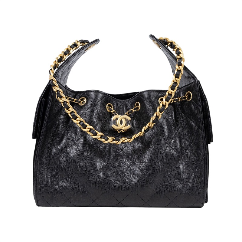 香奈兒 CHANEL 25 小型包 AS5293 B203049 晶片款 黑色金釦25小型HOBO 原廠盒子/防塵袋/台灣購買證明影本