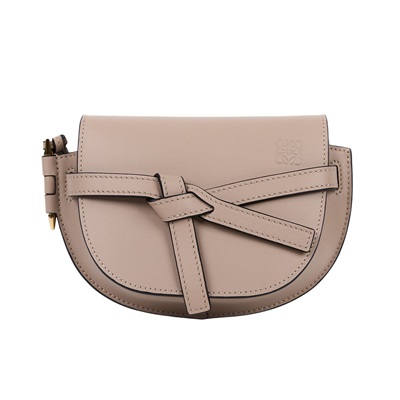 羅意威 LOEWE Mini Gate Dual bag 迷你 小牛皮 肩背包 帆布背帶 A650N46X13 沙色GATE MINI背帶款 防塵袋