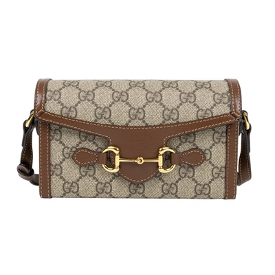 古馳 GUCCI Horsebit 1955 馬銜扣 迷你袋 斜背包 烏木色 699296 92TCG 棕1955馬銜釦相機包 原廠盒子/防塵袋