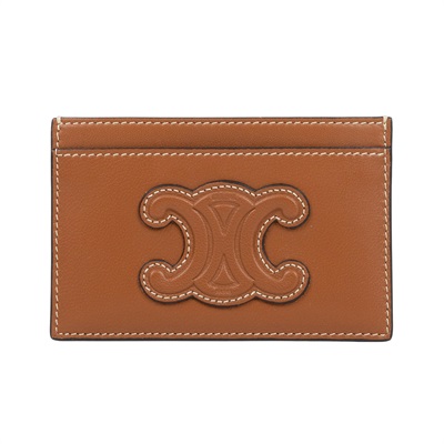 思琳 CELINE 卡包 10B703EMJ 棕凱旋卡夾 原廠盒子/防塵袋/購買證明