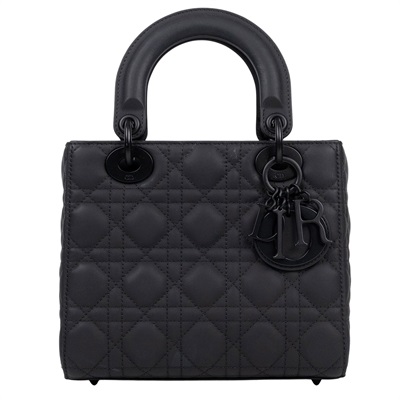 迪奧 CHRISTIAN DIOR Lady Dior My ABCDior 小型 肩背 手提包 羊皮 M0538SLOI  原廠盒子/背帶/購買證明/飾品字母/保證卡