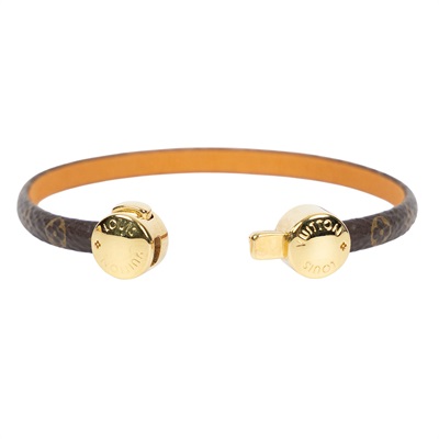 路易威登 LOUIS VUITTON Historic Mini Monogram 手環 M6407E  原廠盒子/防塵袋