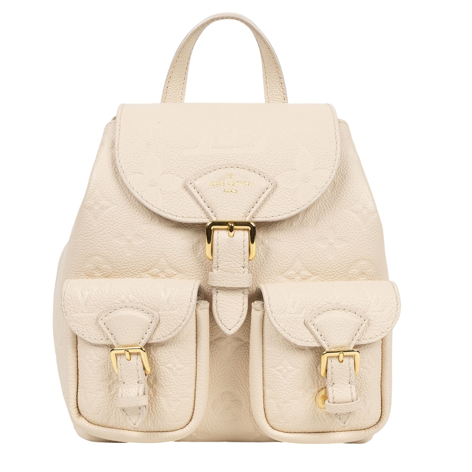 路易威登 LOUIS VUITTON Backup 後背包 奶油色 M47106 晶片款 白BACKUP後背包 原廠盒子/防塵袋/購買證明