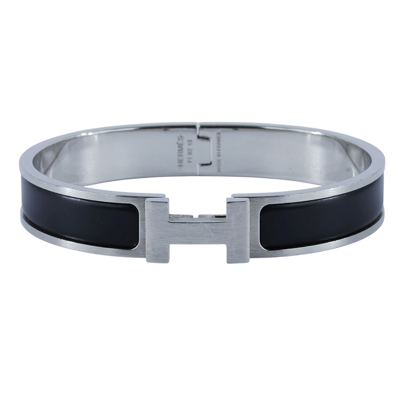 愛馬仕 Hermes Clic H GM 手環 啞光黑色 H703203FB01T6 H703203FB/FI 02 13  原廠盒子/防塵袋/購買證明
