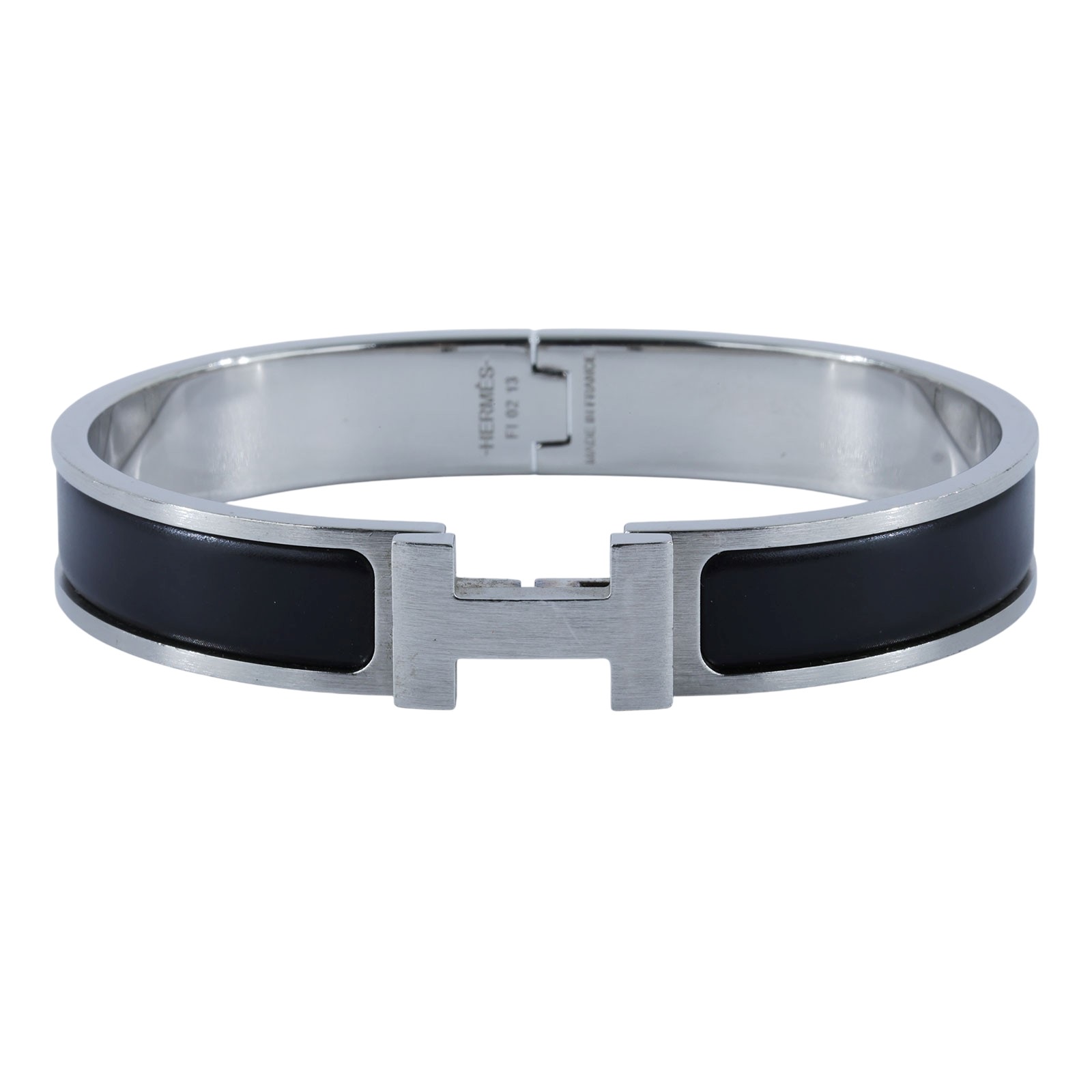 愛馬仕 Hermes Clic H GM 手環 啞光黑色 H703203FB01T6 H703203FB/FI 02 13  原廠盒子/防塵袋/購買證明