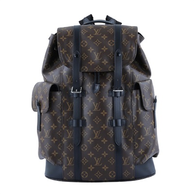 路易威登 LOUIS VUITTON Christopher MM 後背包 經典帆布 M43735 晶片款  原廠盒子/防塵袋/購買證明