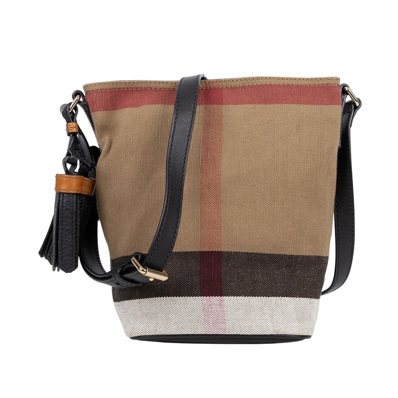 博柏利 BURBERRY 水桶包 3997284 格紋水桶包 防塵袋