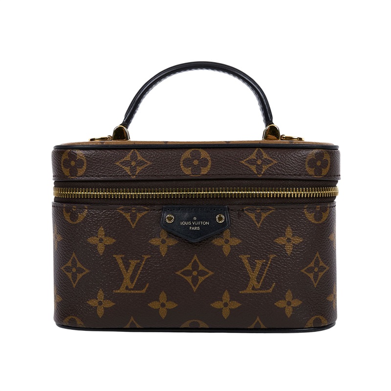 路易威登 LOUIS VUITTON Vanity Chain Pouch 肩背 手提 化妝箱 M47125 晶片款  原廠盒子/防塵袋/鑰匙