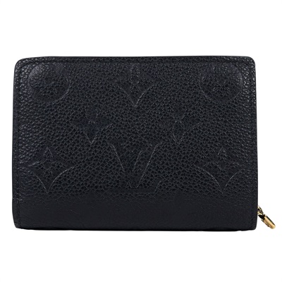 路易威登 LOUIS VUITTON Cléa 柔軟粒面壓花牛皮 錢包 短夾 黑色 M80151 晶片款 黑原花壓紋Clea短夾 原廠盒子/防塵袋