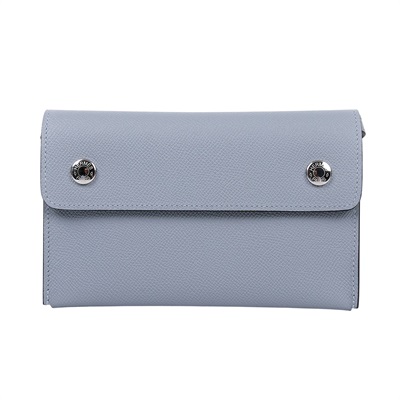 愛馬仕 Hermes Hermesnap 隨身錢包 銀色五金 木偶灰 H085291CKP0 H085291CK/K刻/K AM 005 UH/P0  防塵袋/原廠盒子