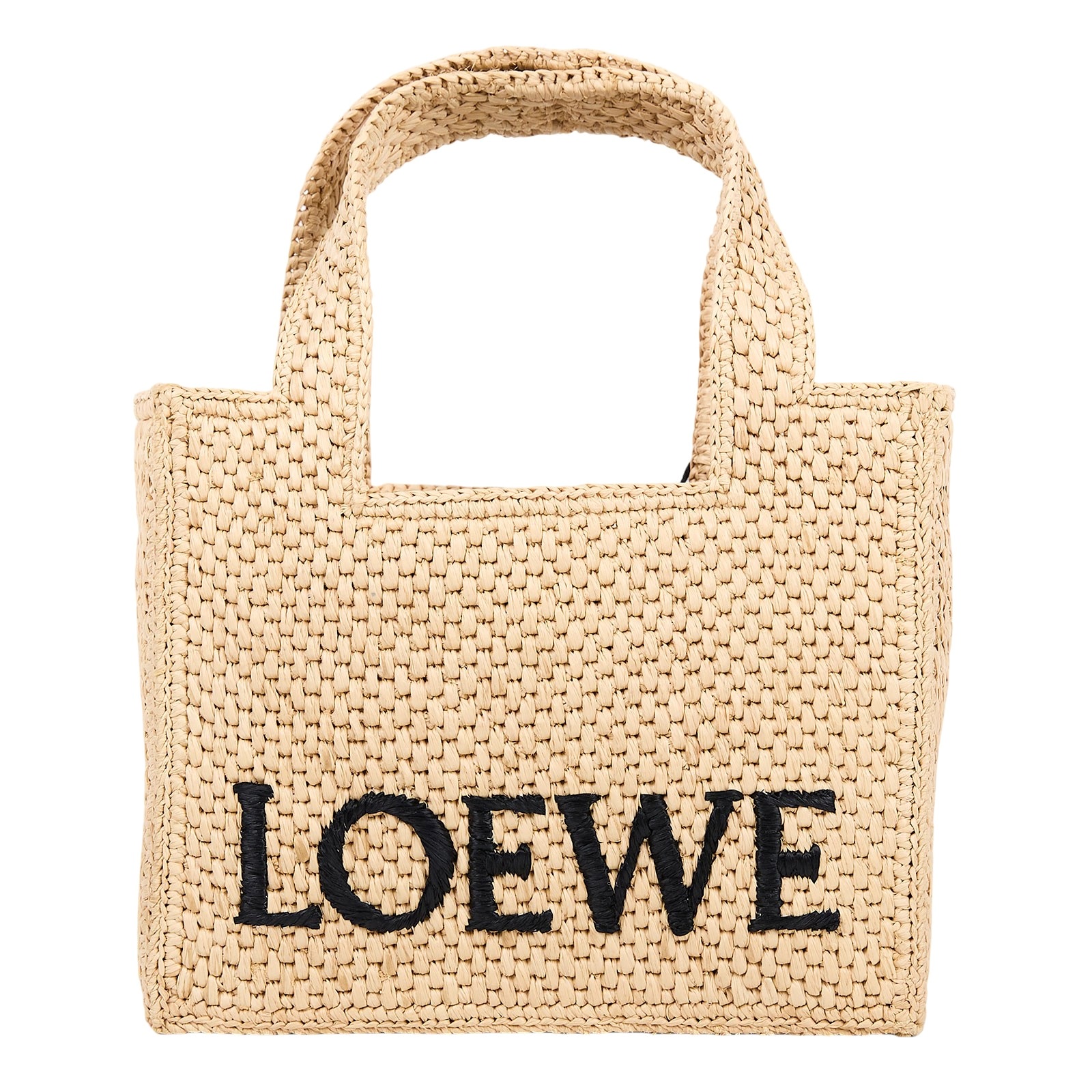 羅意威 LOEWE Follow Mini Font 托特包  草編FONT TOTE  MINI 2WAY 防塵袋