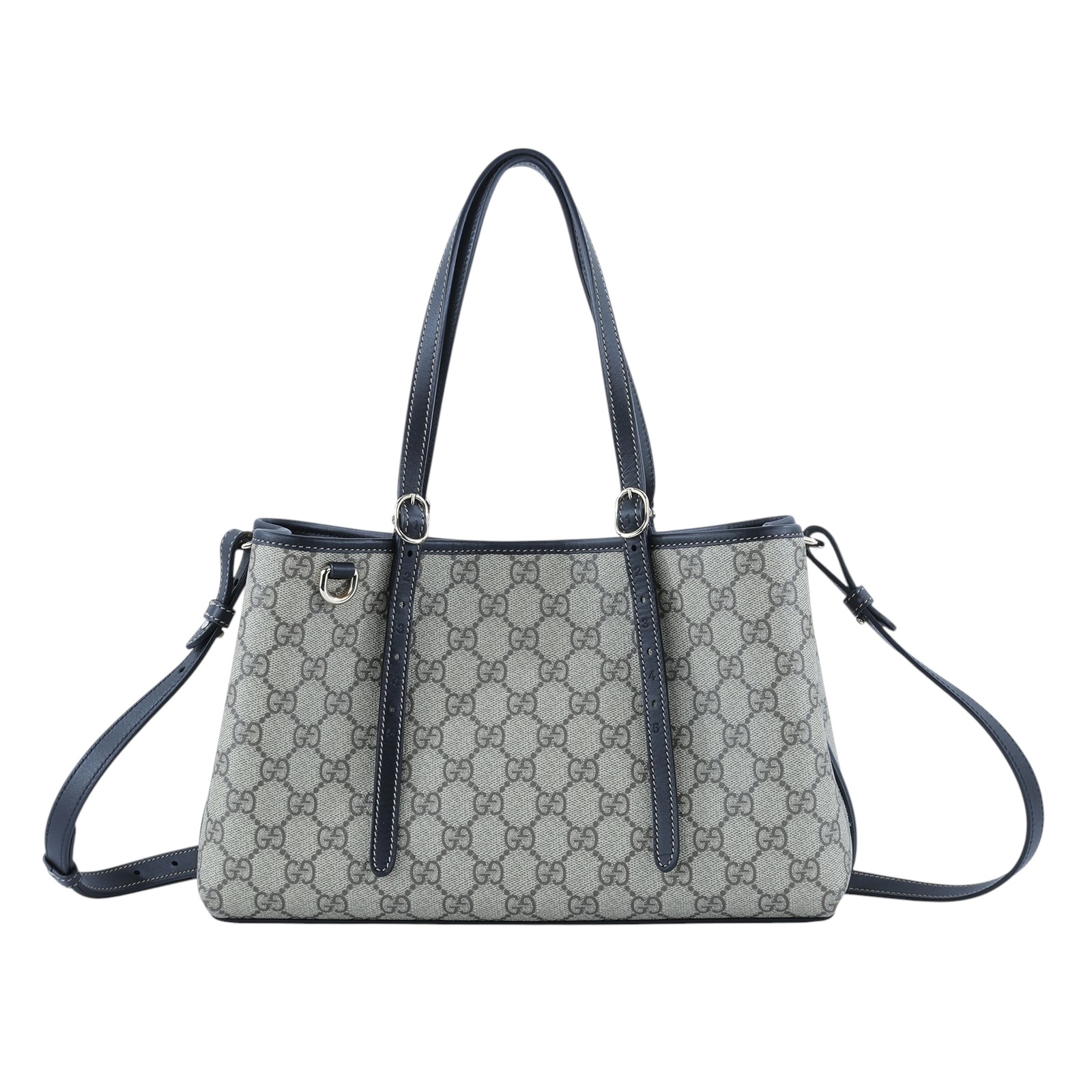 古馳 GUCCI GG Emblem 中型 托特包 815214 FAD6L 老花2WAY 原廠盒子/防塵袋/購買證明