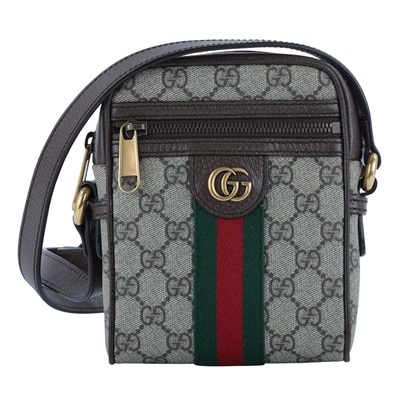古馳 GUCCI Ophidia GG 肩揹袋 烏木色 598127 96IWT 棕GG相機包 原廠盒子/防塵袋