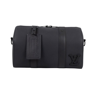 路易威登 LOUIS VUITTON City Keepall 肩背 波士頓包 黑色 M59255 晶片款 黑City Keepall 原廠盒子/防塵袋