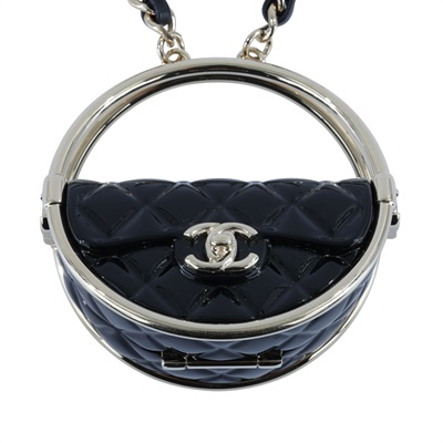 香奈兒 CHANEL 項鍊 飾品 AB9845AB9845/B23C 黑金圓環包包長項鍊 防塵袋