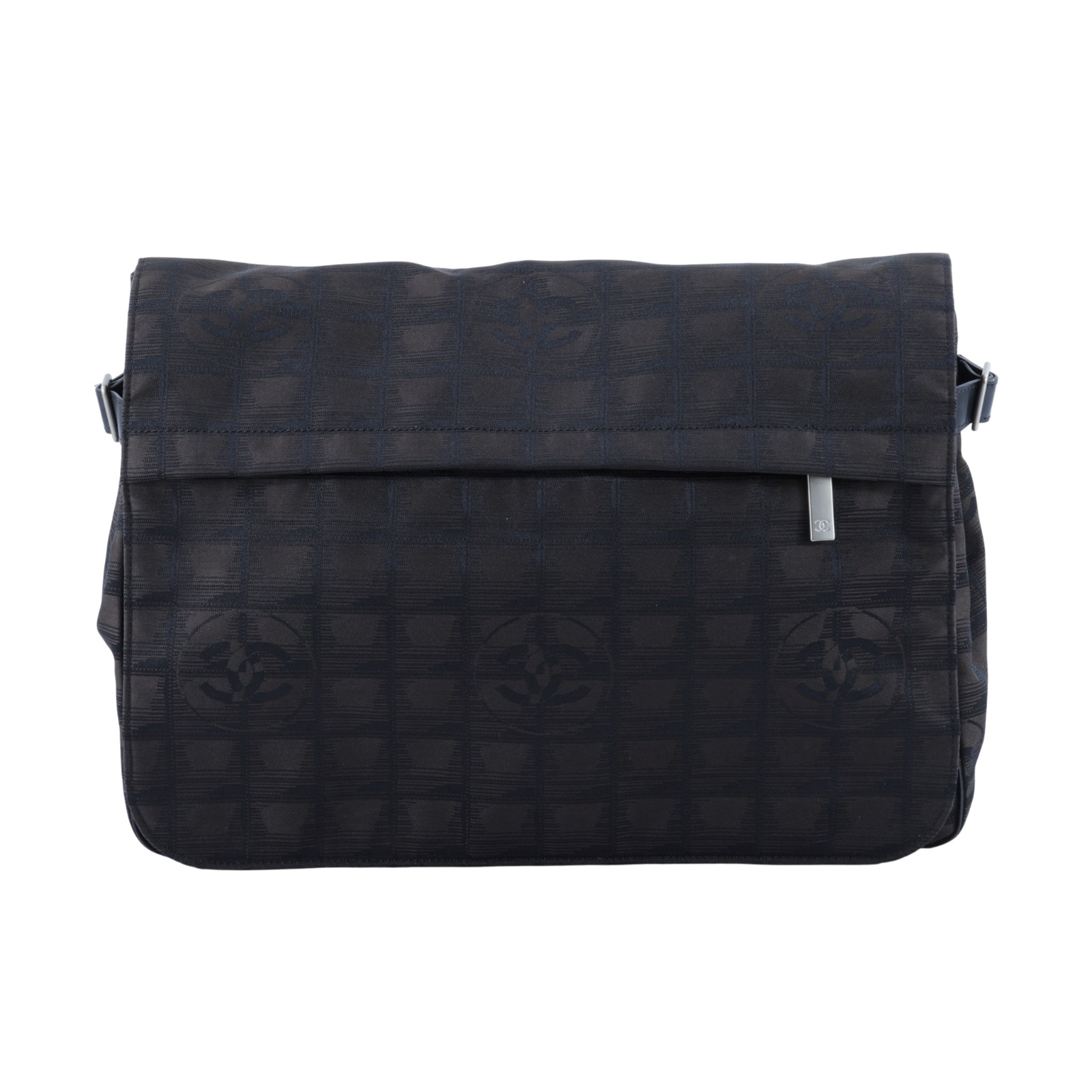 香奈兒 CHANEL New Travel Line 郵差包 A29348 11開 黑棕TRAVEL LINE 郵差包 無附屬品