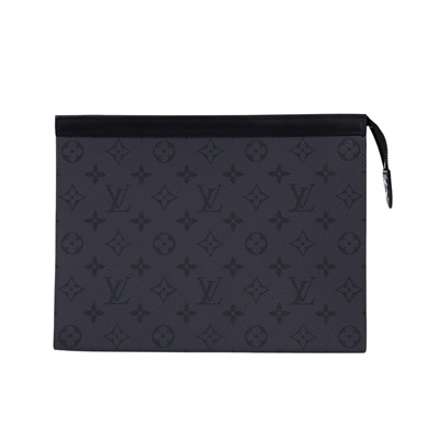 路易威登 LOUIS VUITTON Pochette Voyage MM 手拿包 Eclipse M69535 晶片款  原廠盒子/防塵袋/購買證明