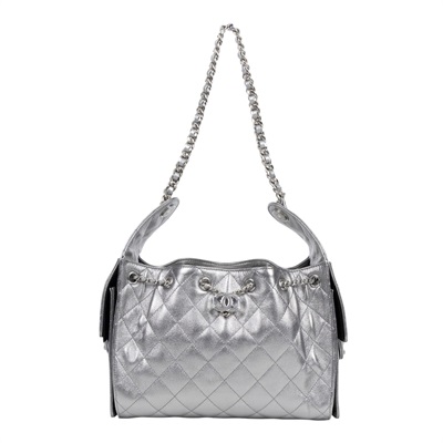 香奈兒 CHANEL 25 小型包 AS5293 B22716 晶片款 銀荔枝25包 小號 原廠盒子/防塵袋