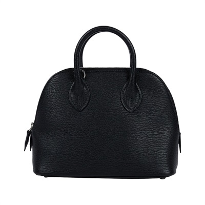 愛馬仕 Hermes Bolide Bag 1923 柏莉包 mini 銀色五金 黑色 H073444CK89 /KIT369AX  防塵袋/原廠盒子/肩揹帶/購買證明影本